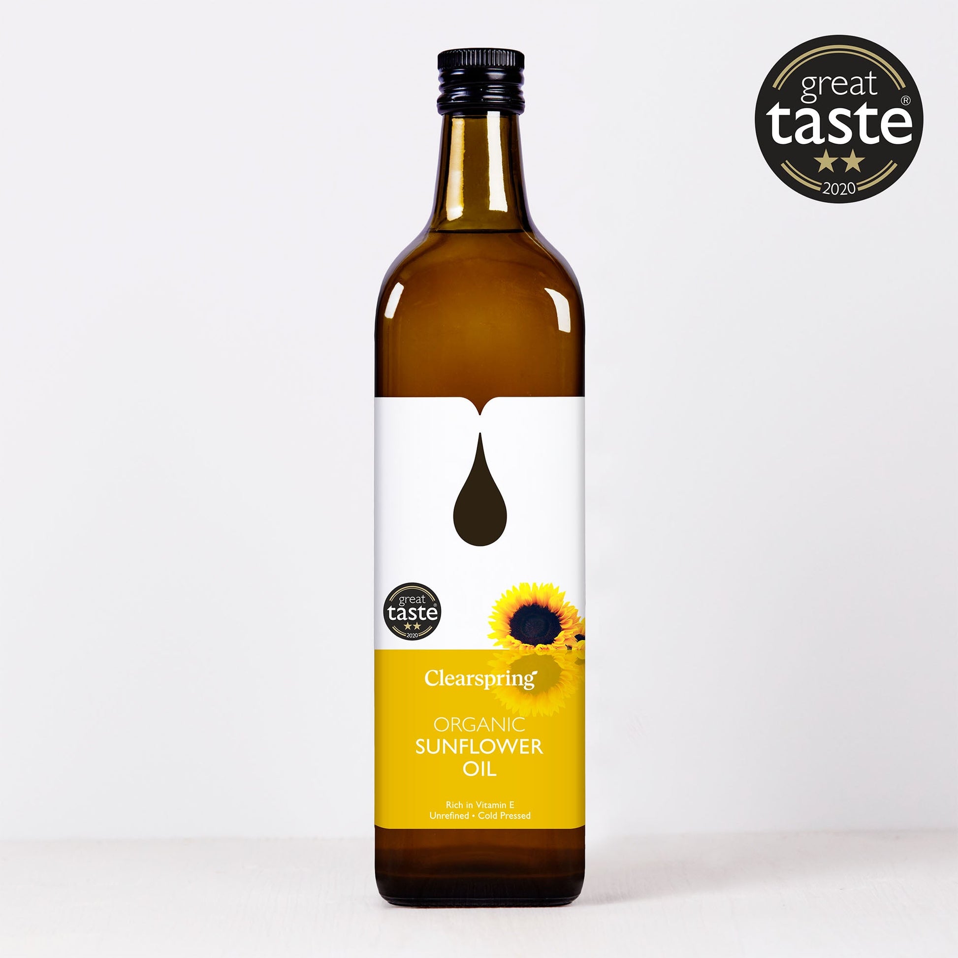 Clearspring Organic Sunflower Cold Pressed Oil 1L