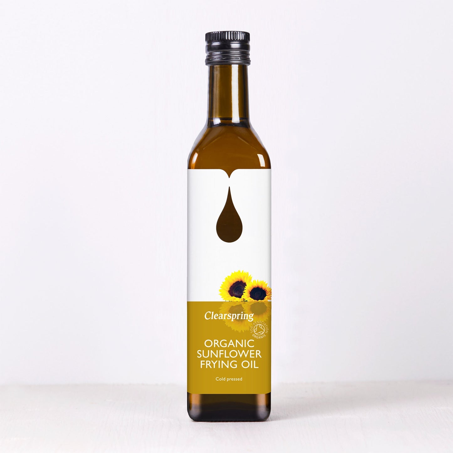 Clearspring Organic Sunflower Frying Cold Pressed Oil 500ml