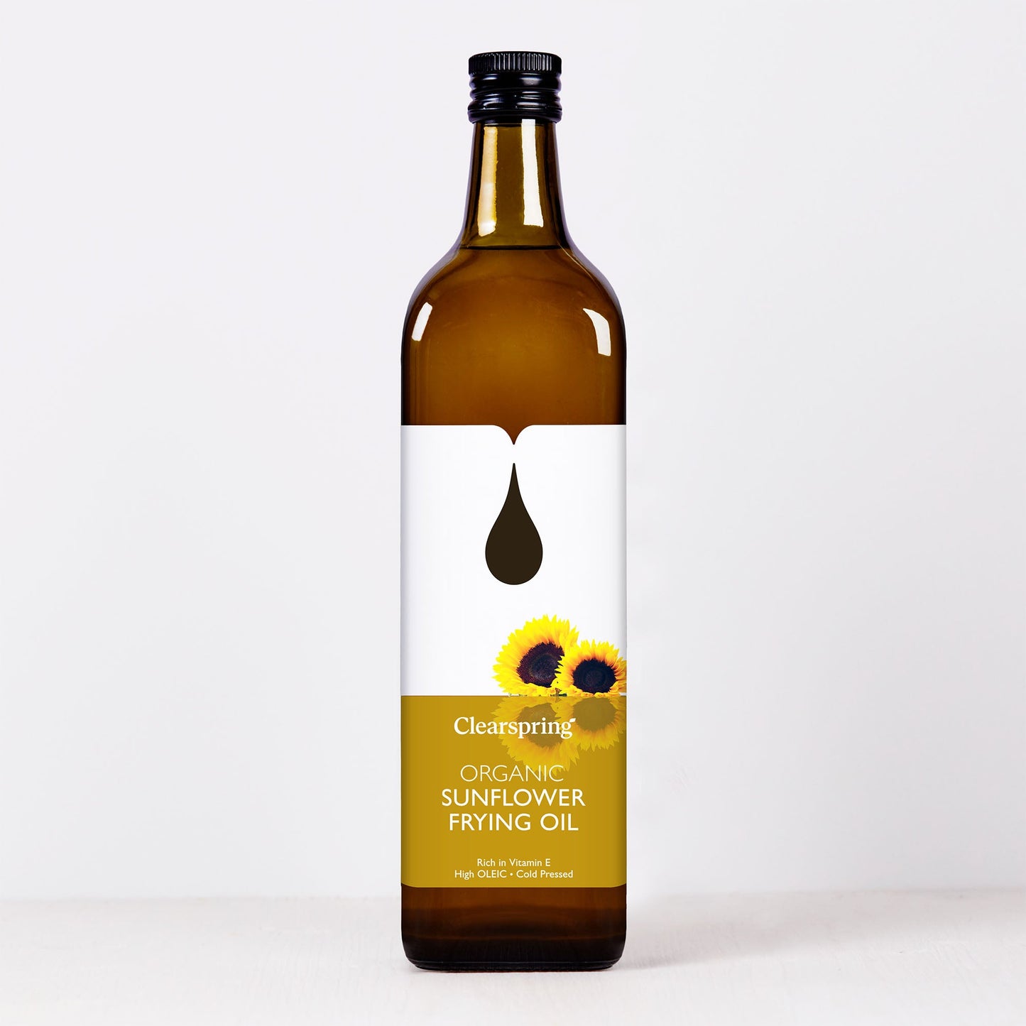 Clearspring Organic Sunflower Frying Cold Pressed Oil 1L