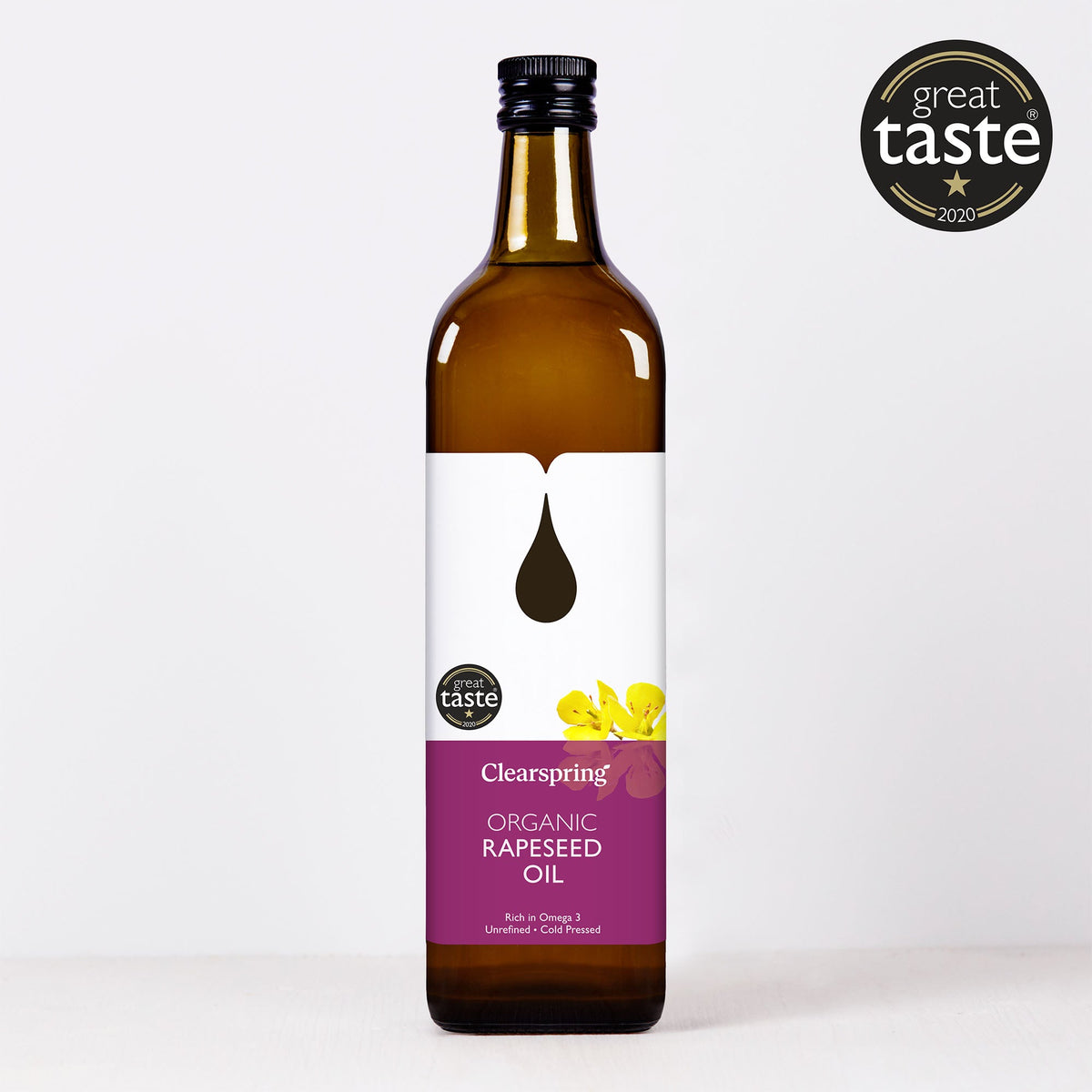 Clearspring Organic Rapeseed Cold Pressed Oil 1L