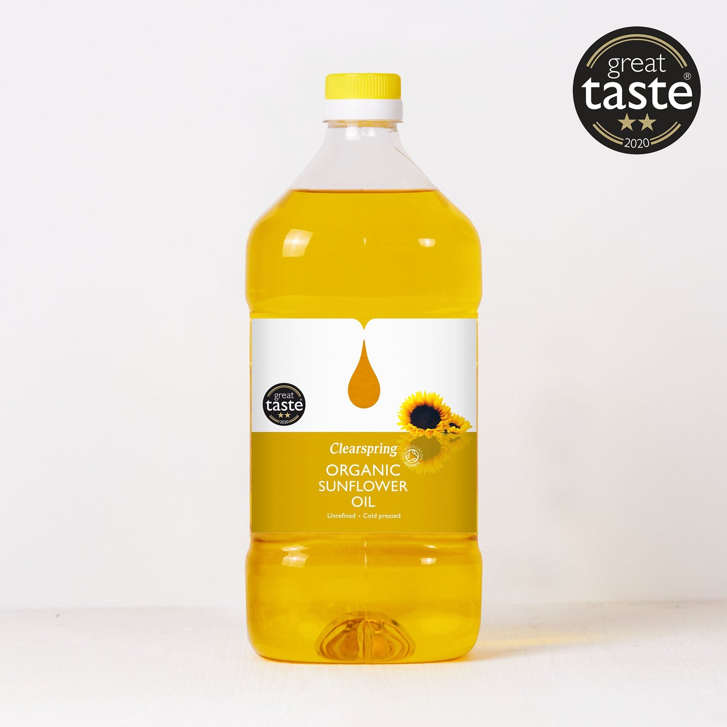 Clearspring Organic Sunflower Cold Pressed Oil 2L