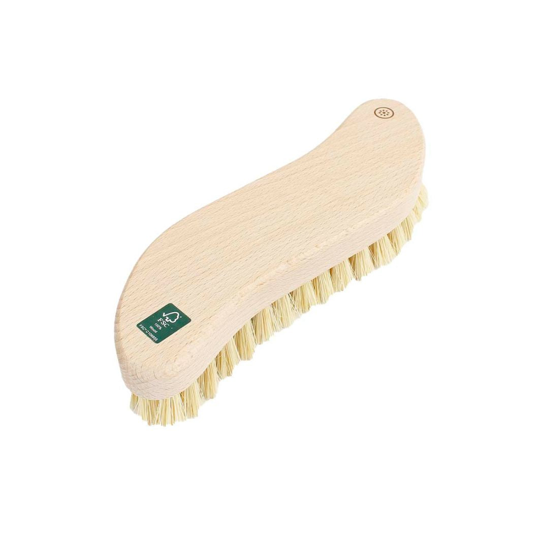 Wooden Scrubbing Brush Plant Based Bristles — plastic-free, multipurpose, 21cm