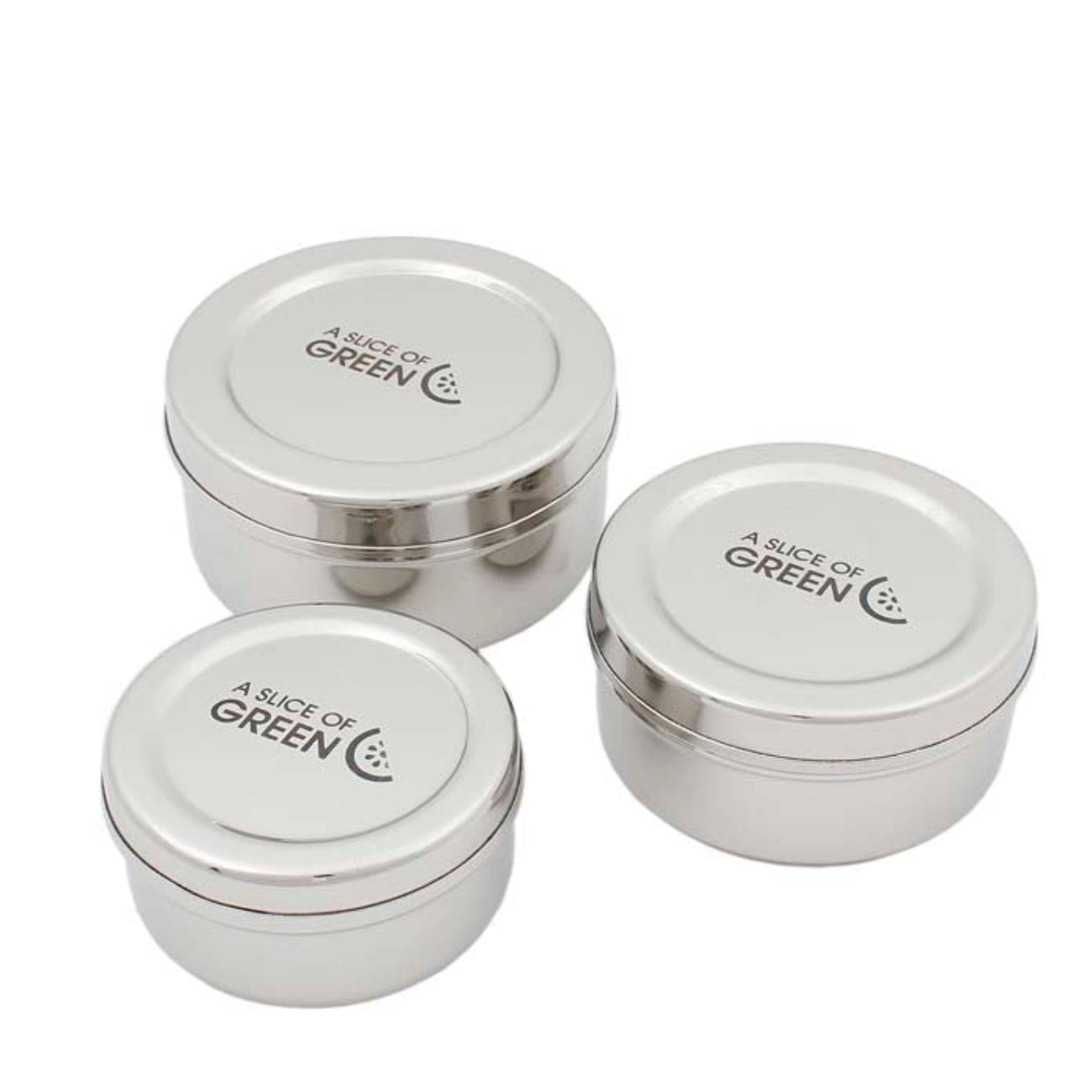 Kadapa Containers Set of Three — BPA-free, stackable food storage