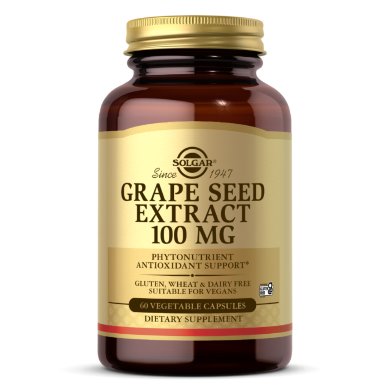 Grape Seed Extract 100 mg - 30 Vegetable Capsules