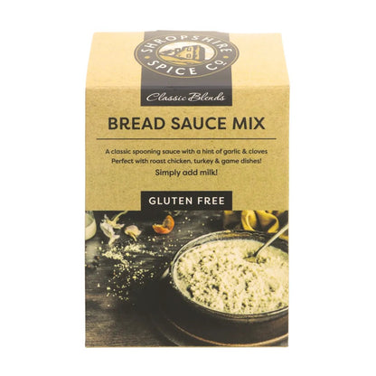 Shropshire Spice Gluten Free Bread Sauce Mix 100g – Front Packaging