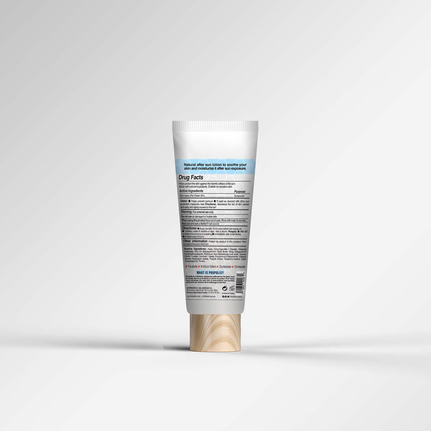 Bee and You After Sun Lotion 80ml back