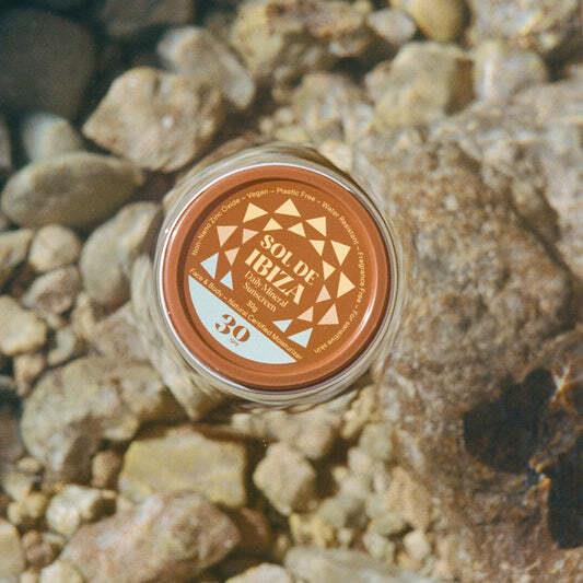 Sol De Ibiza Mineral SPF30 Mini Tin Face & Body Sunscreen 100g lifestyle image