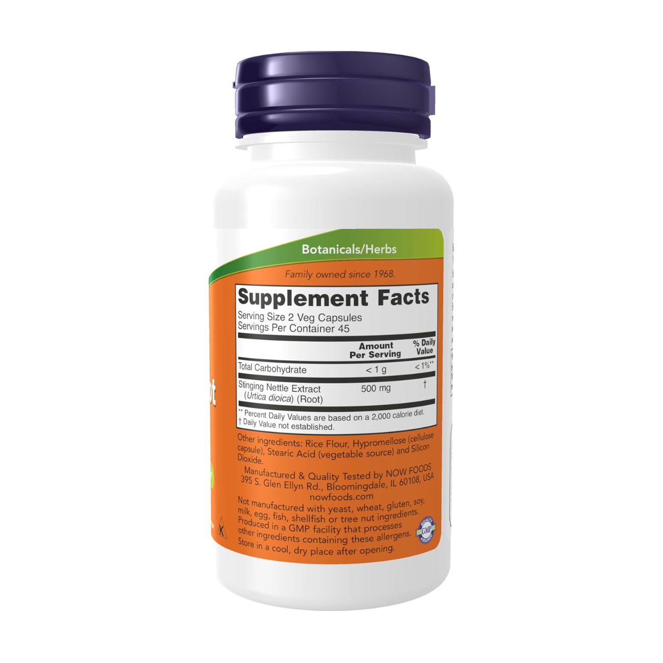 Stinging Nettle Root Extract 250mg 90 Capsules