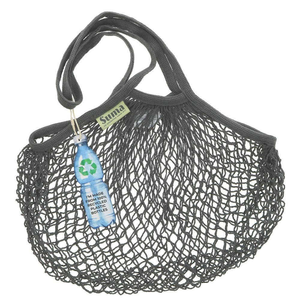 String Bag Large Handles Charcoal 1 Bag