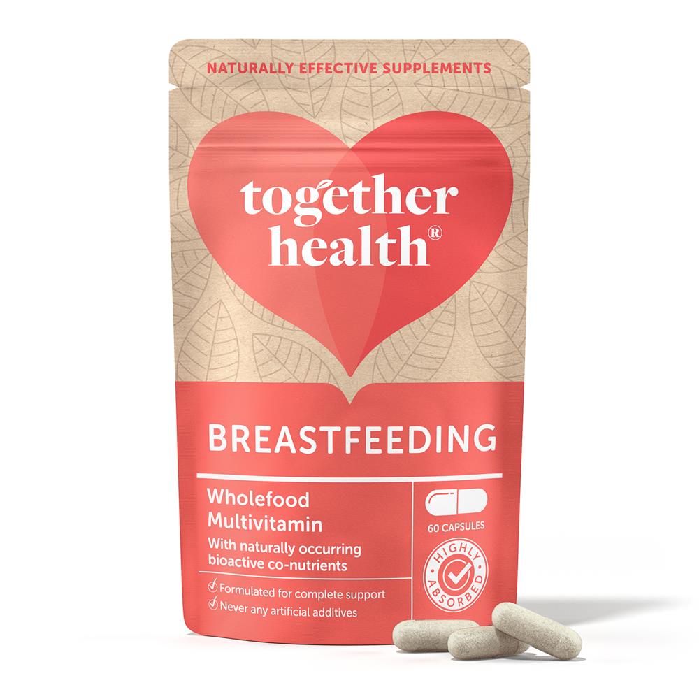 Together Health Breastfeeding Multivitamin 60 Capsules — wholefood, vegan, plastic-free