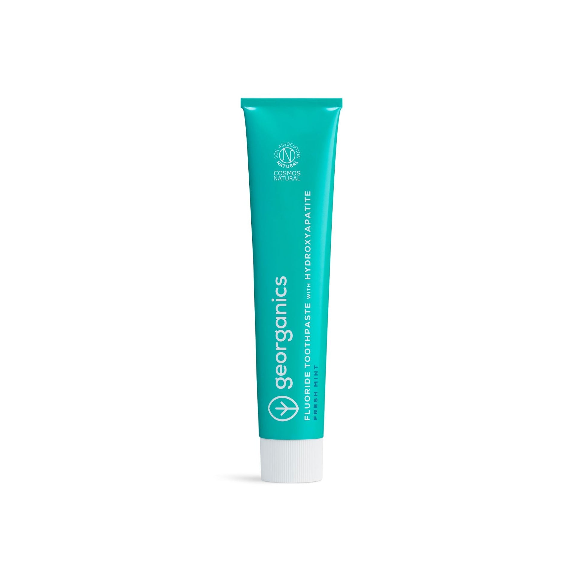 Georganics Fresh Mint Hydroxyapatite Toothpaste — aluminium tube