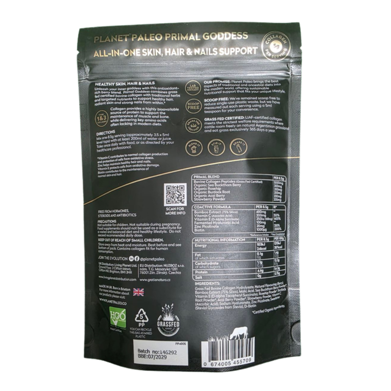 Primal Goddess Powder Berry 255g