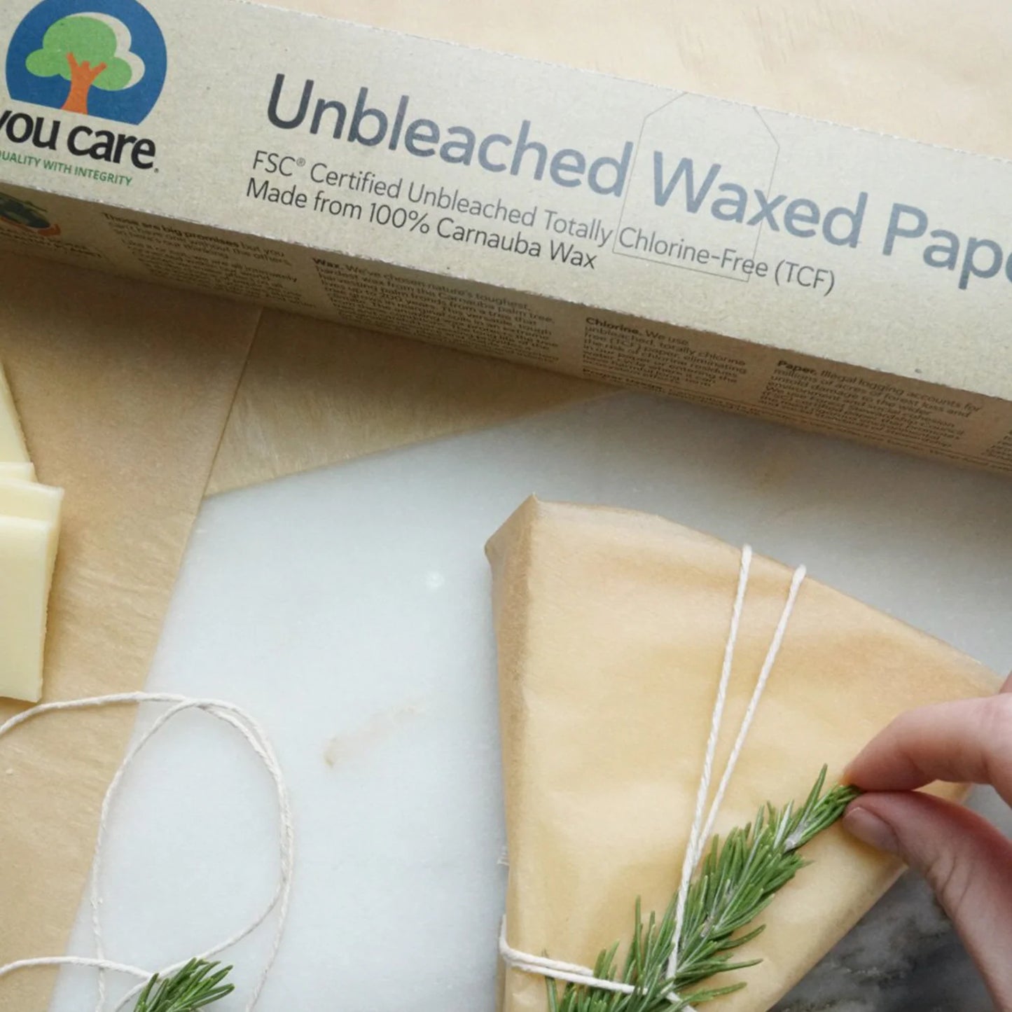 If You Care Unbleached Wax Paper 2.3m Roll lifestyle image