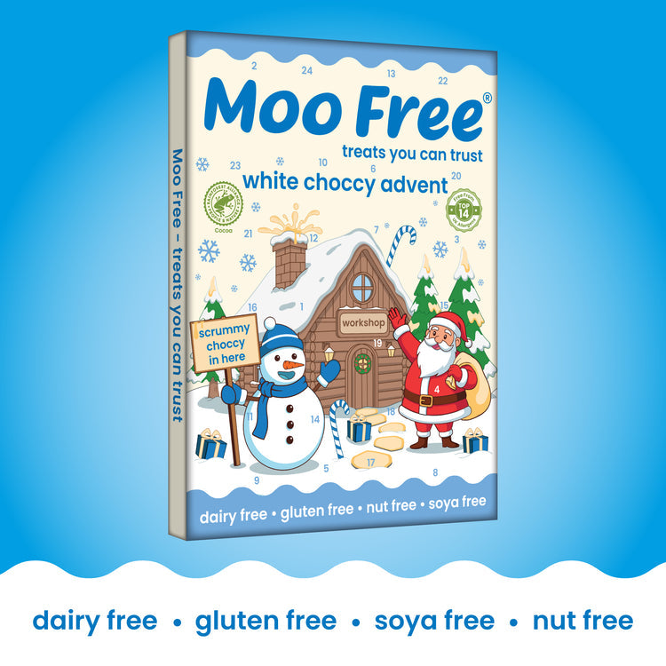 Moo Free White Chocolate Alternative Advent Calendar 70g