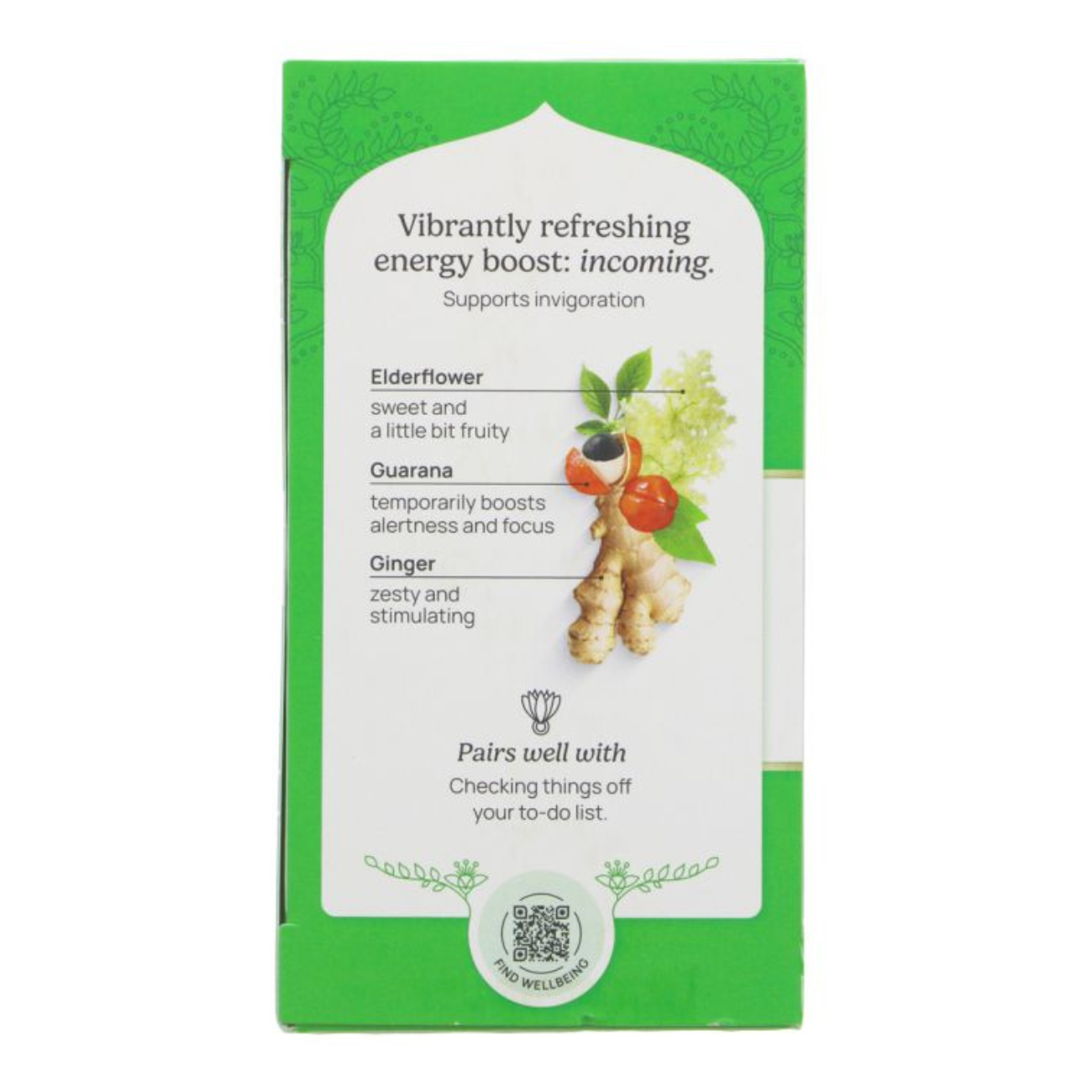 Yogi Tea Organic Energy Green Tea 17 Bags side image 3