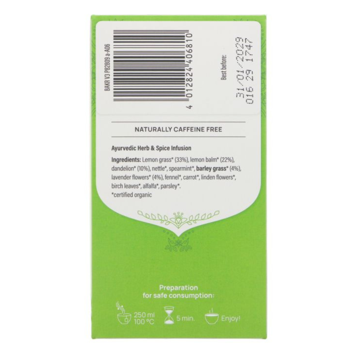 Yogi Tea  Organic PH Balance - Herbs Tea - 17bag side image 1