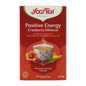 Yogi Tea Organic Positive Energy Cranberry Hibiscus Black Tea 17 Bags front packaging 