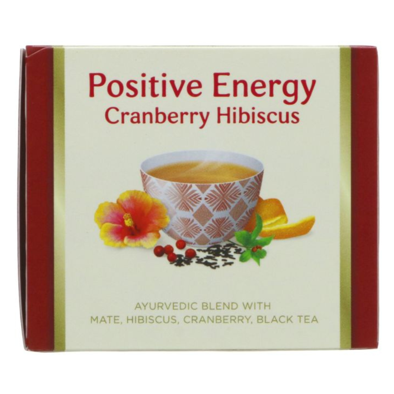 Yogi Tea Organic Positive Energy Cranberry Hibiscus Black Tea 17 Bags side image 4