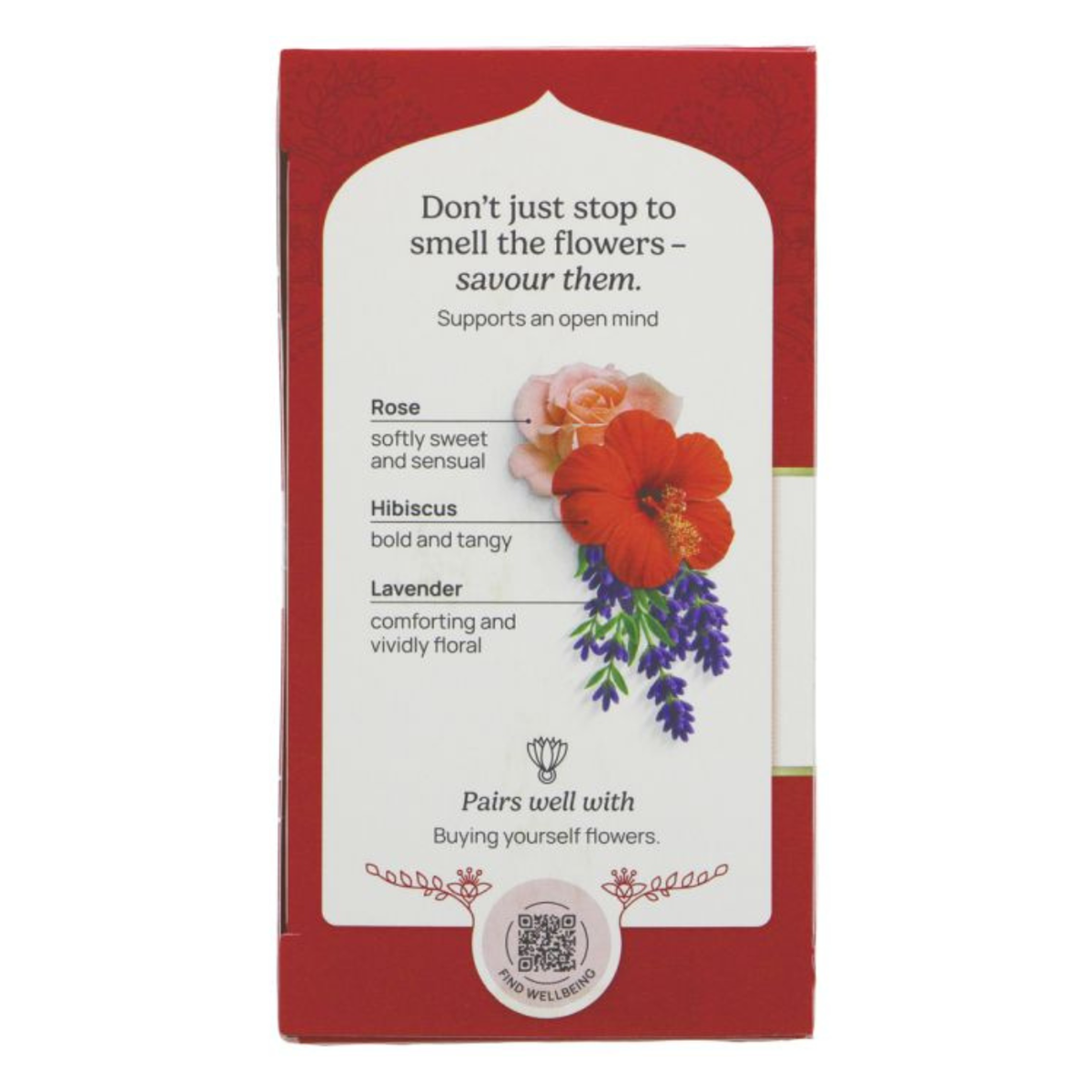 Yogi Tea Organic Rose Herbal Tea 17 Bags side image 2