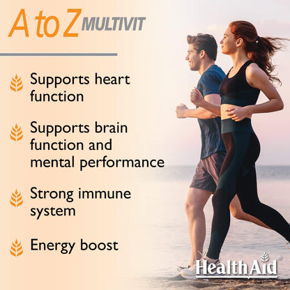 A to Z Multivit 90 Tablets - HealthAid - Food Supplement - Eco Natural Products