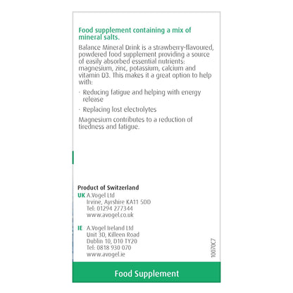 A. Vogel Balance Mineral Drink 7x5.5g - A. Vogel - Mineral drink - Eco Natural Products