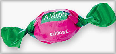 A.Vogel Echinacea lozenge in pink and green twist wrapper