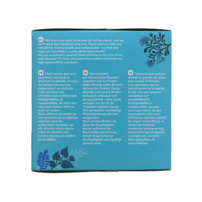 Cotton Ultra Pads 10 Long Flow Damaged Packaging