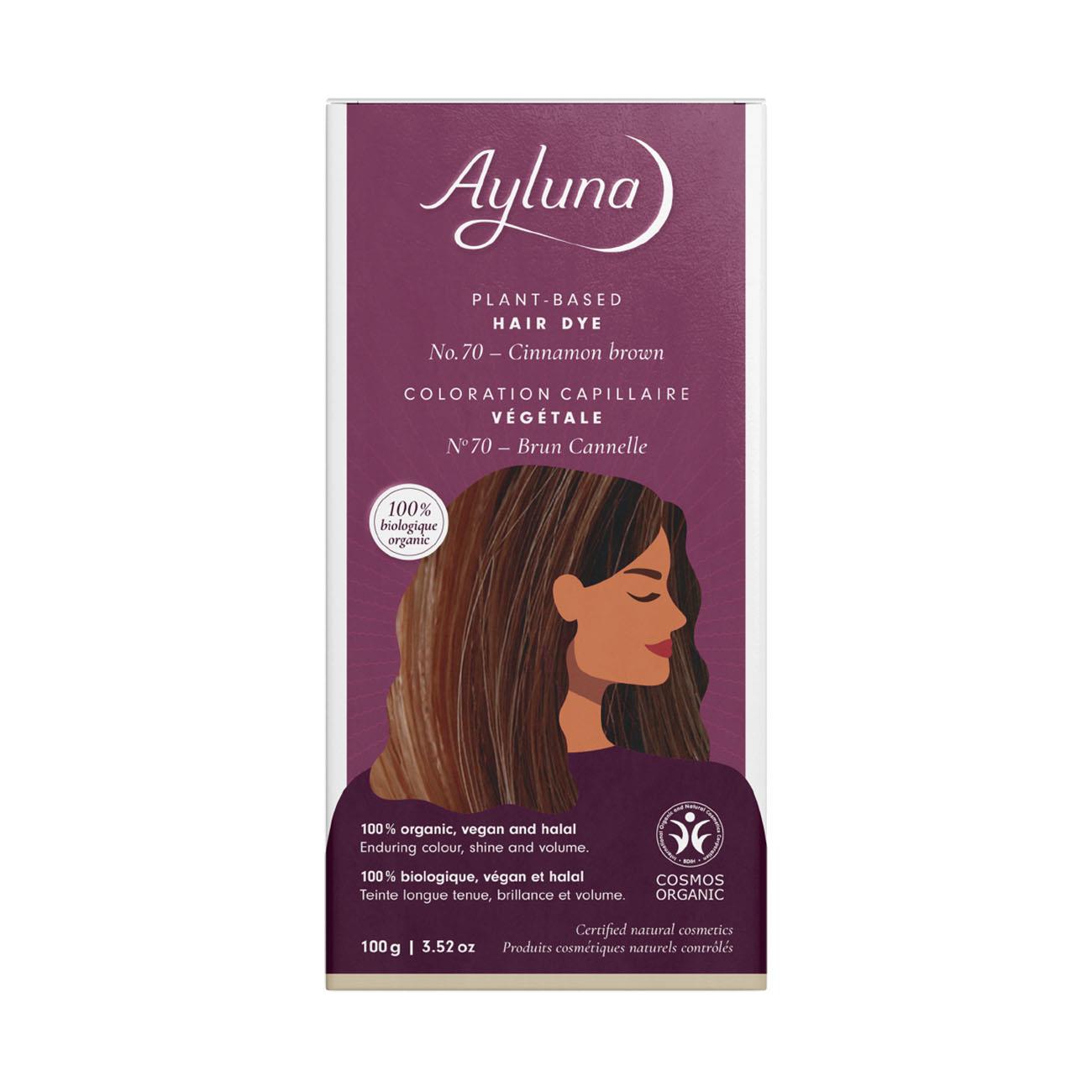 Organic Cinnamon Brown Nº 70 Plant-Based Hair Colour 100g