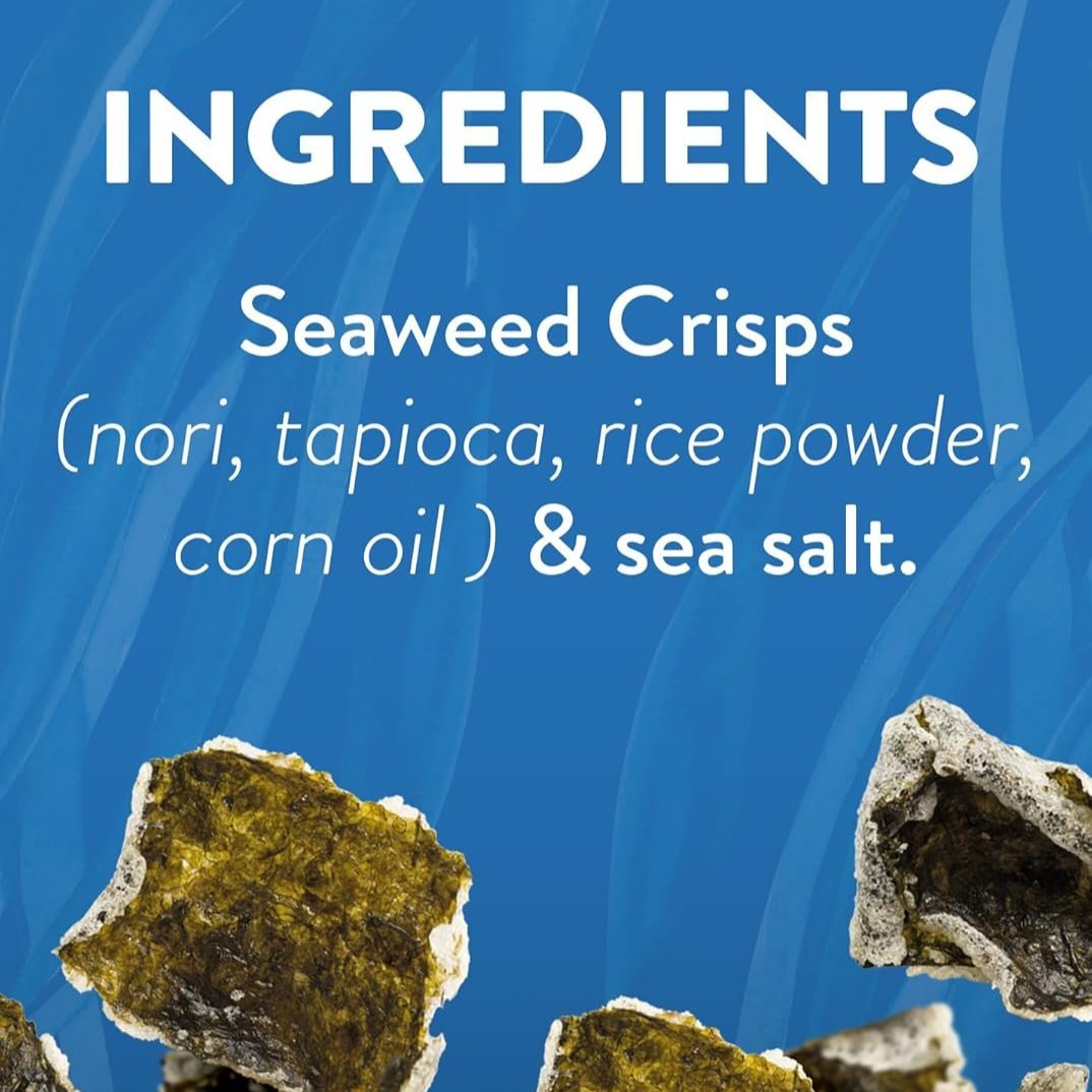 Abakus Food Sea Salted Seaweed Crisps - 18g - Abakus Foods - Seaweed Crisps - Eco Natural Products