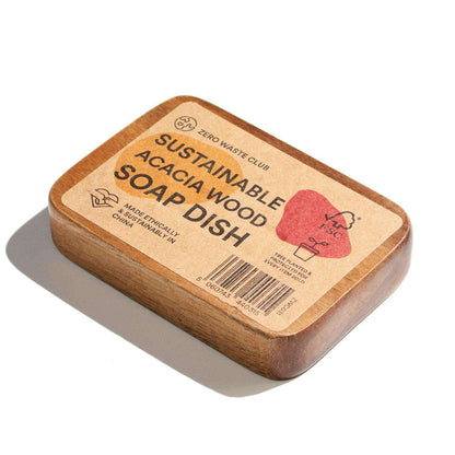Acacia Wood Soap Dish - Zero Waste Club - Soap Dish - Eco Natural Products