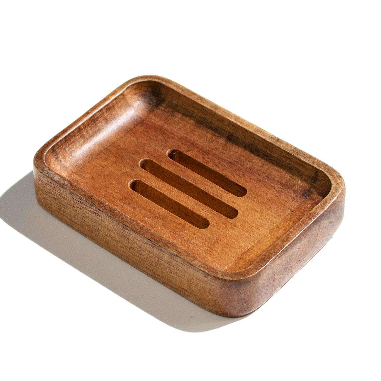 Acacia Wood Soap Dish - Eco Natural Products - Zero Waste Club - Soap Dish