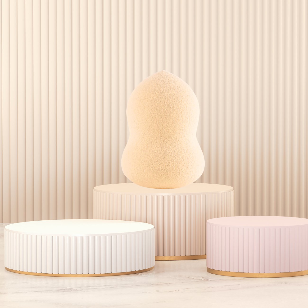 Accessories Make up Blender Sponge Beige Latex Free - Avril - Make Up Accessories - Eco Natural Products