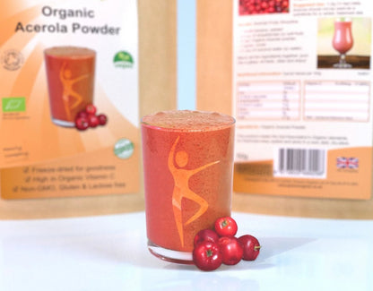 Acerola Powder 50g - Golden Greens Organic - Botanical & Food Supplements - Eco Natural Products