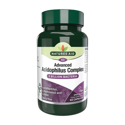 Acidophilus Complex 60 Capsules - Natures Aid - Vitamins & Supplements - Eco Natural Products
