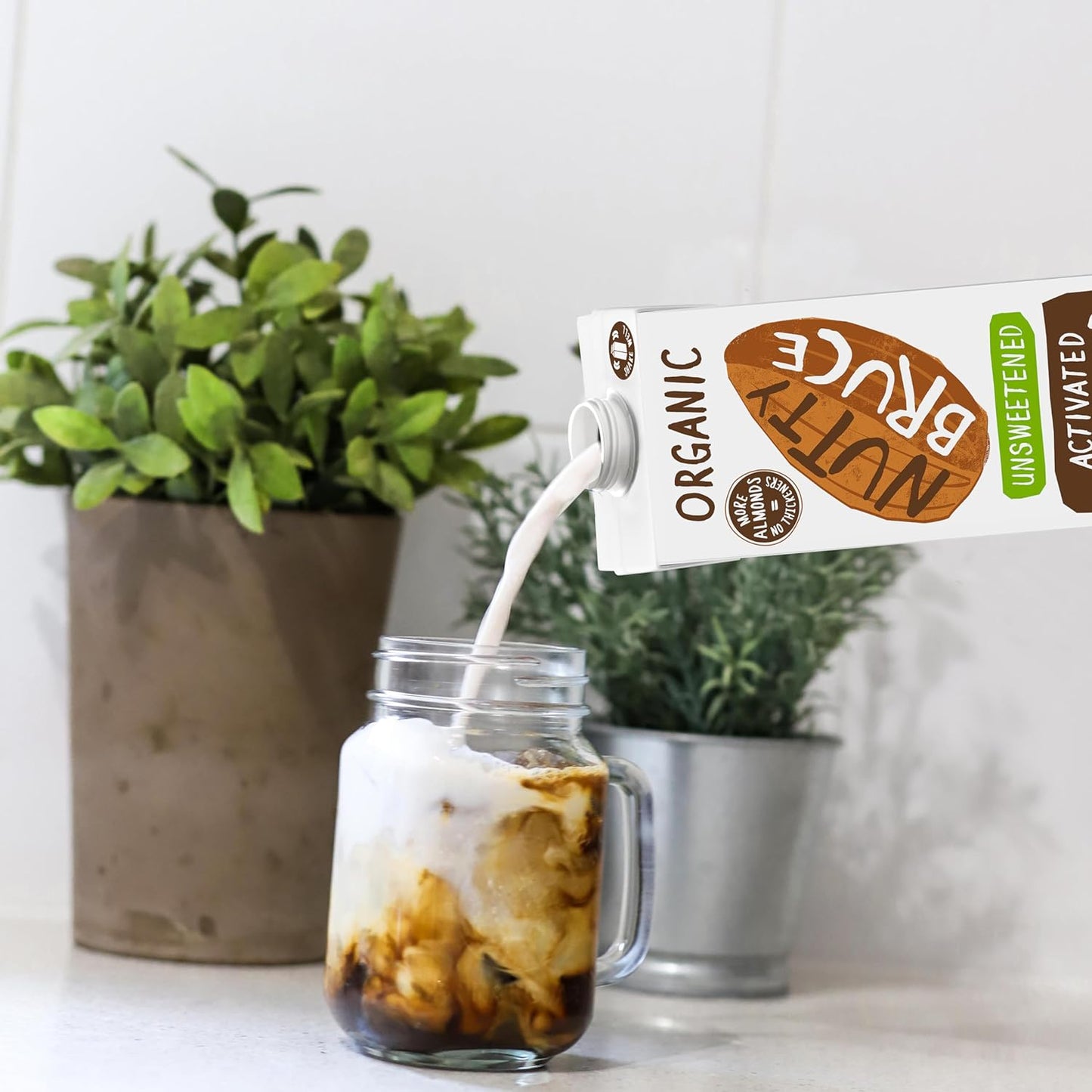 Activated Almond Milk 1L - Nutty Bruce - Milk Alternative - Eco Natural Products