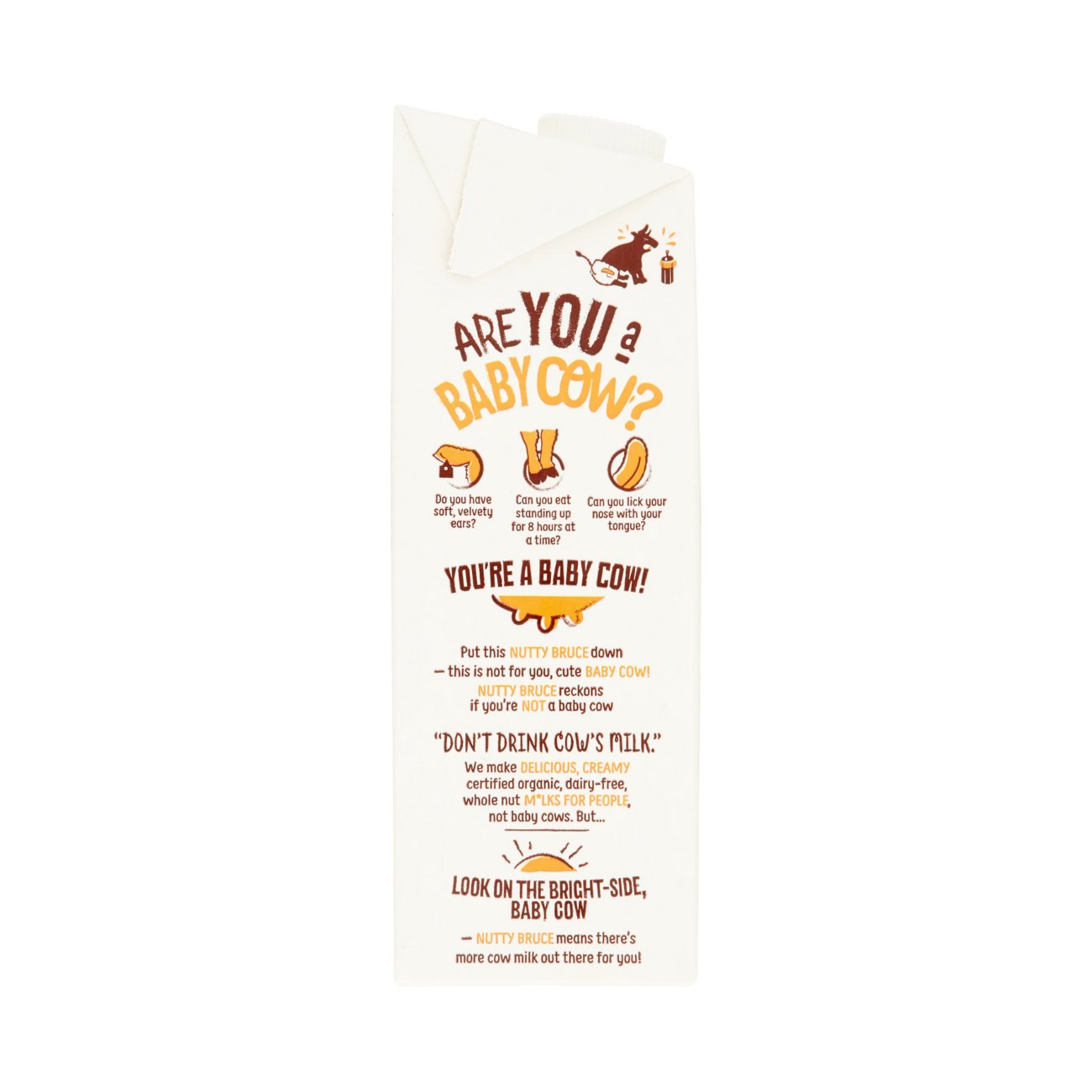 Activated Almond Milk 1L - Nutty Bruce - Milk Alternative - Eco Natural Products