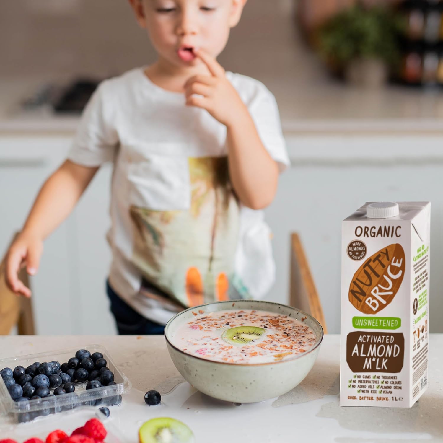 Activated Almond Milk 1L - Nutty Bruce - Milk Alternative - Eco Natural Products