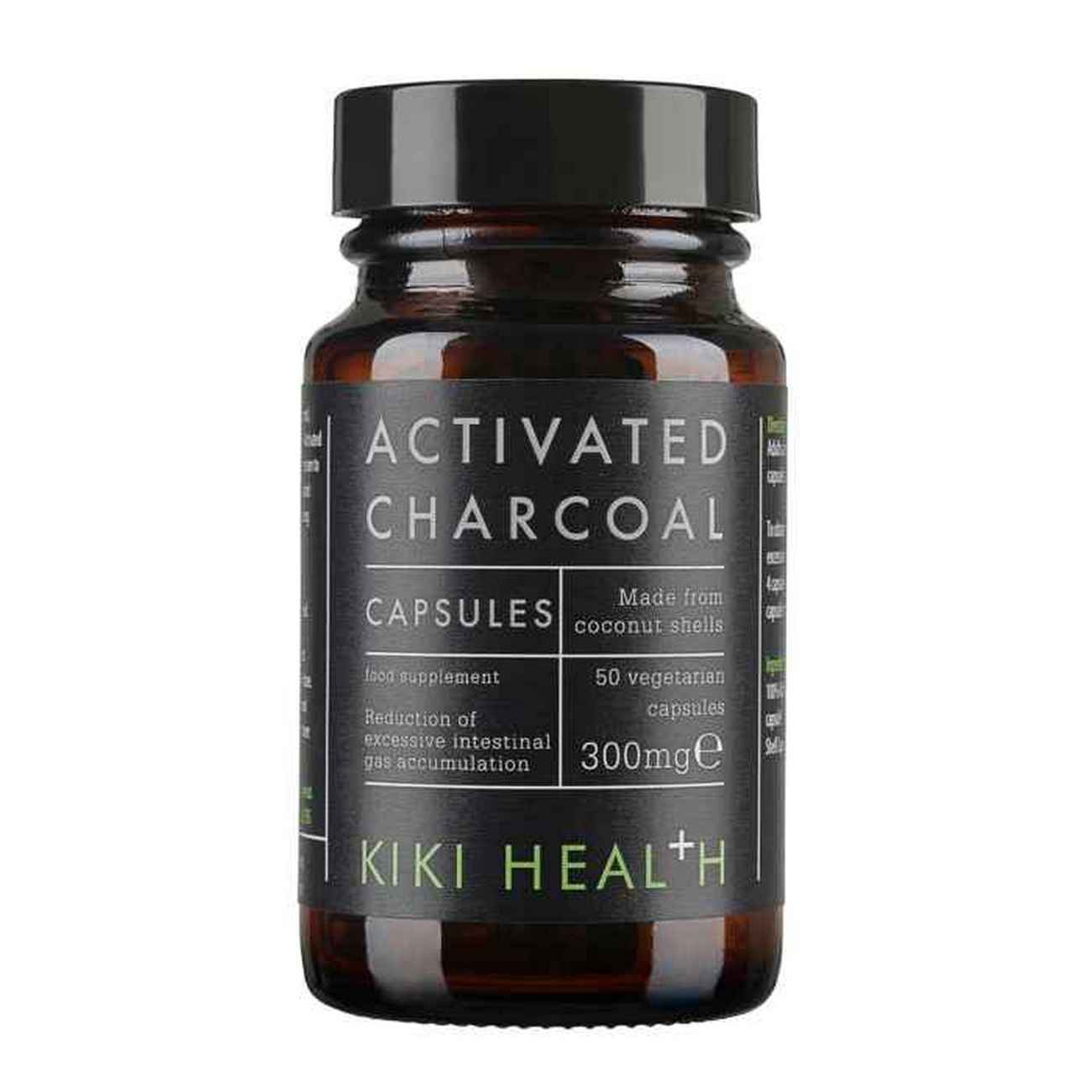 Activated Charcoal 50 Vegicaps - Kiki Health - Food Supplement - Eco Natural Products