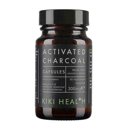 Activated Charcoal 50 Vegicaps - Kiki Health - Food Supplement - Eco Natural Products