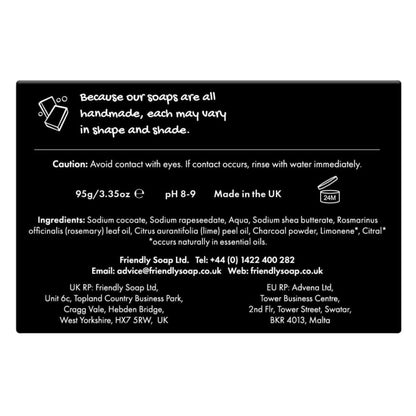 Activated Charcoal Detox Bar Soap 95g - Friendly Soap - Bar Soap - Eco Natural Products