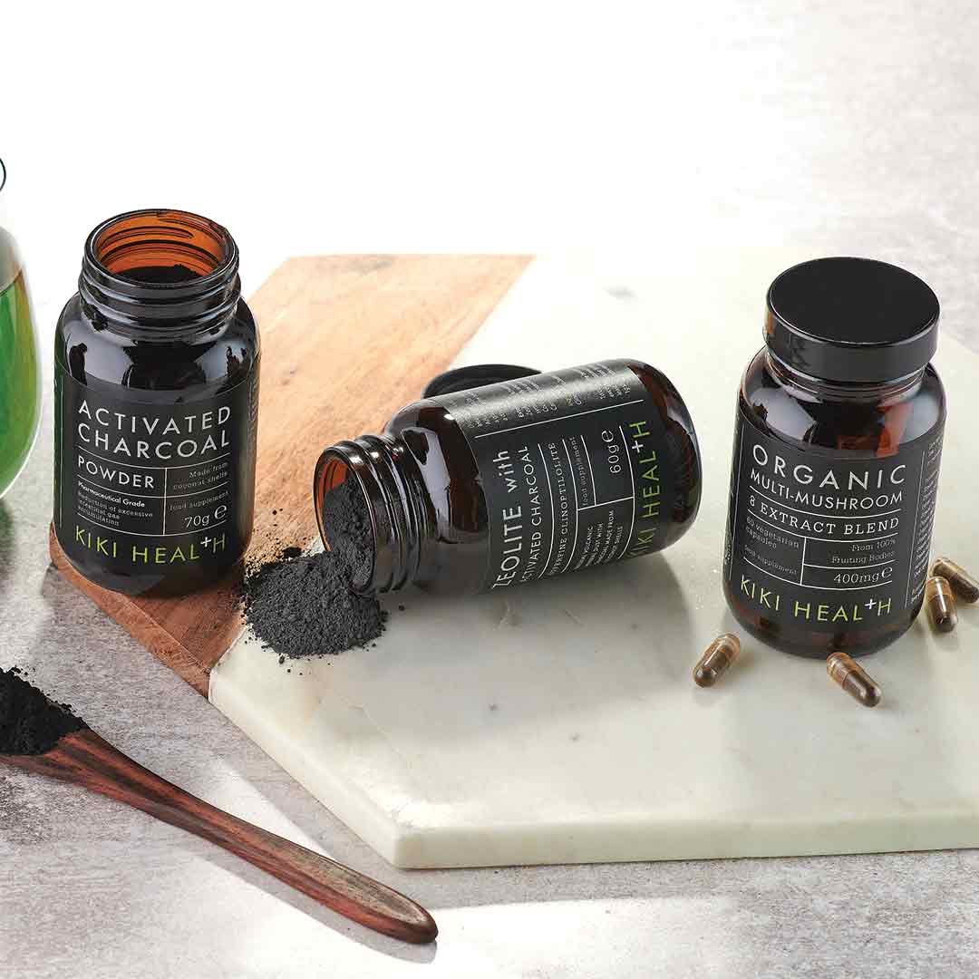 Activated Charcoal Powder 70g - Kiki Health - Food Supplement - Eco Natural Products