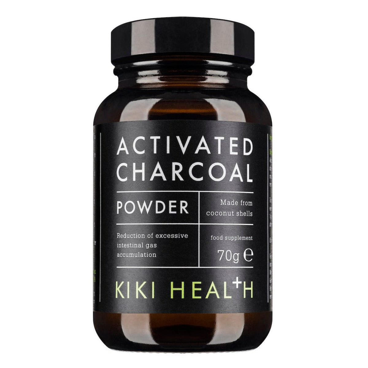 Activated Charcoal Powder 70g - Kiki Health - Food Supplement - Eco Natural Products