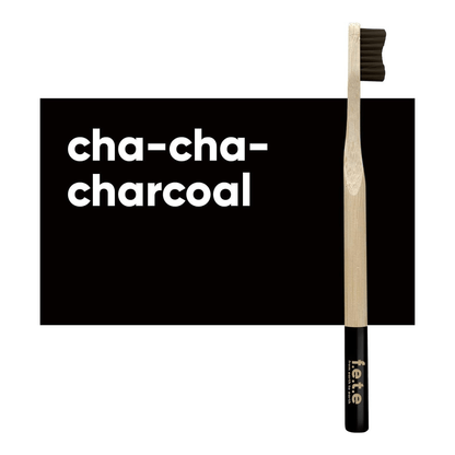 Adult Toothbrush Charcoal Medium - f.e.t.e - Toothbrushes - Eco Natural Products