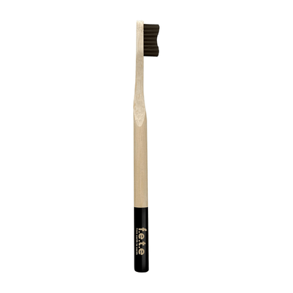 Adult Toothbrush Charcoal Medium - f.e.t.e - Toothbrushes - Eco Natural Products