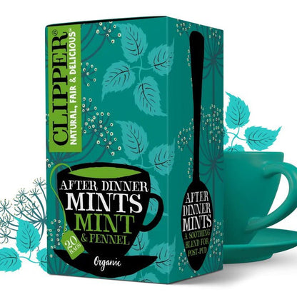 After Dinner Mints, Double Mint Infusion 20 Bags - Clipper - Infusion - Eco Natural Products