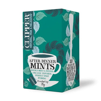 After Dinner Mints, Double Mint Infusion 20 Bags - Clipper - Infusion - Eco Natural Products