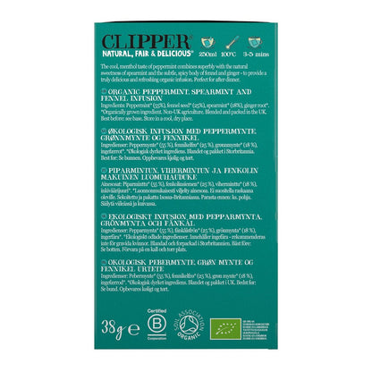 After Dinner Mints, Double Mint Infusion 20 Bags - Clipper - Infusion - Eco Natural Products