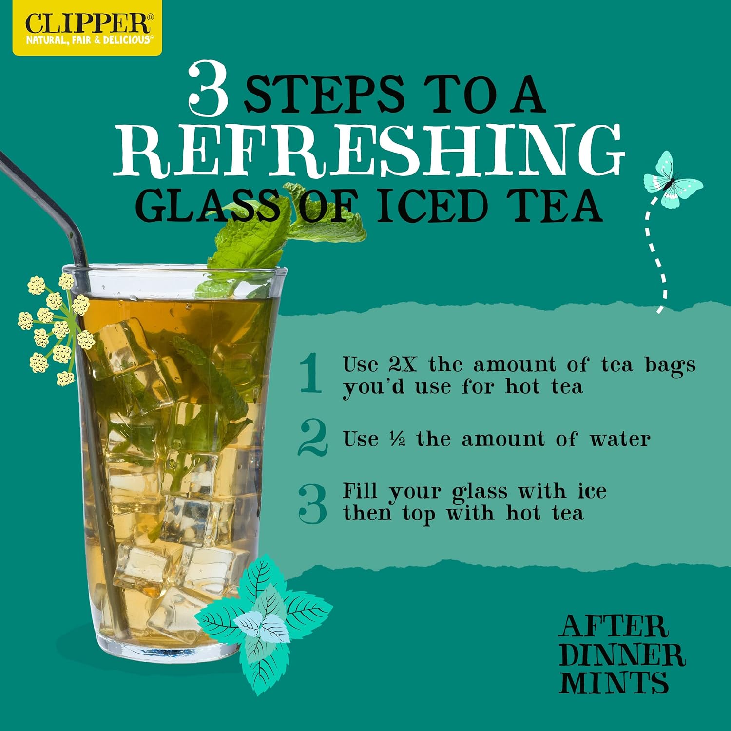 After Dinner Mints, Double Mint Infusion 20 Bags - Clipper - Infusion - Eco Natural Products