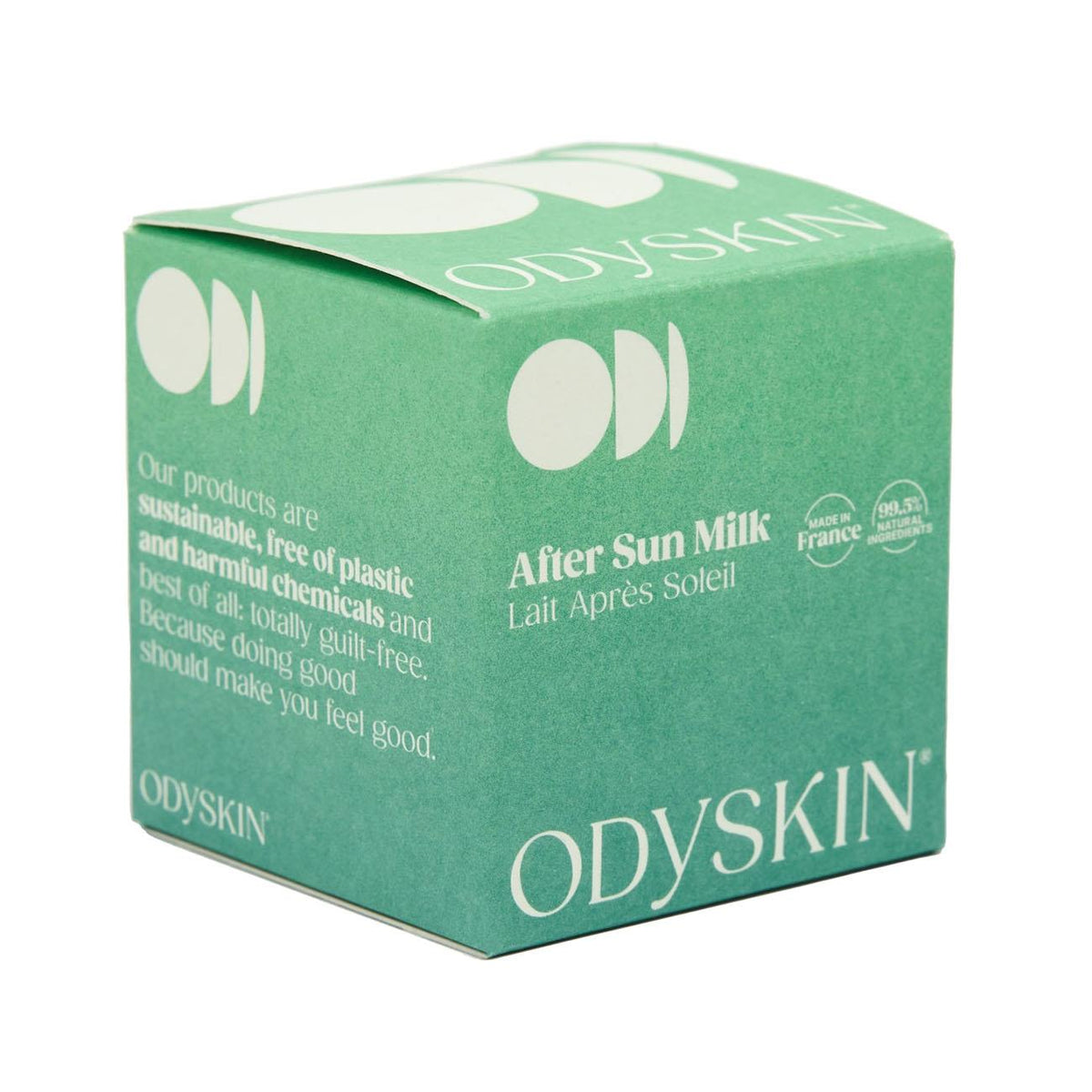Odyskin Natural After Sun lotion in 100ml box packaging