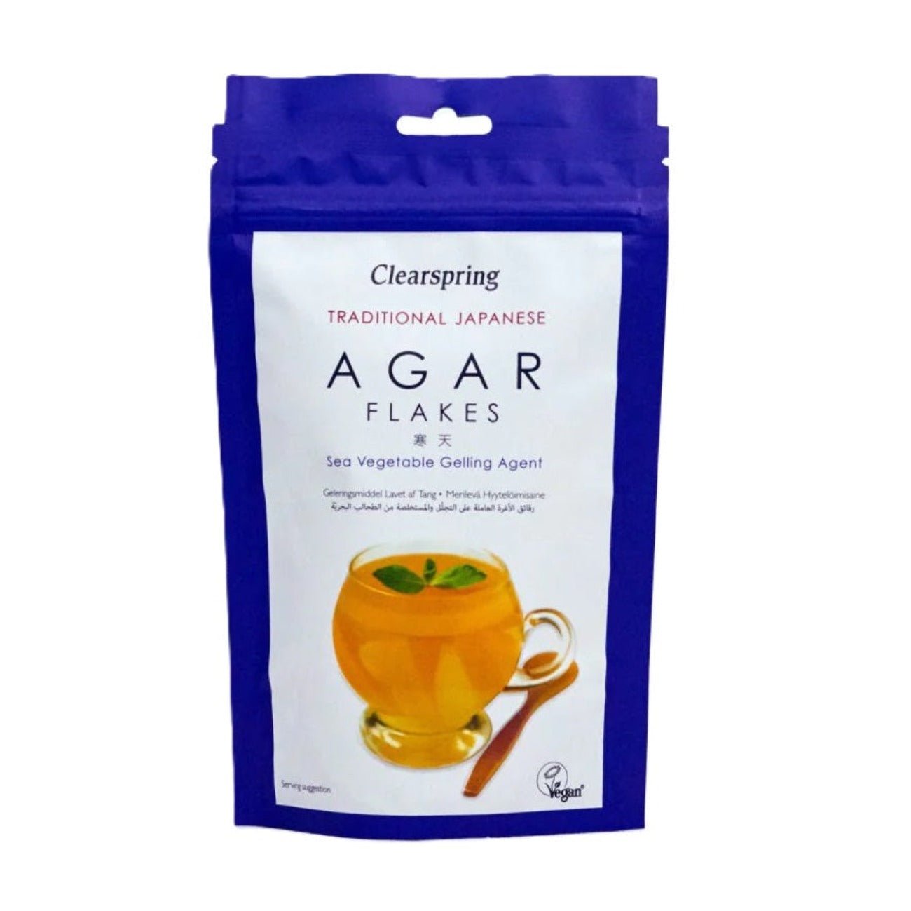 Agar Flakes Sea Vegetables Gelling Agent 28g - Clearspring - Sea Vegetables Gelling Agent - Eco Natural Products